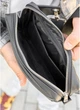 Мужская сумка бананка на пояс из натуральной кожи SAMBAG Черная (811024616) - изображение 6