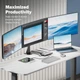 Док-станція DIGITUS USB-C > 2xHDMI/DP/2xUSB-A/USB-C/SD/MicroSD/RJ54/DC/Audio - изображение 8