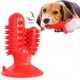 Іграшка для собак Bronzedog PetFun Dental кактус на присосці Червоний - зображення 1