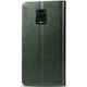 Кожаный чехол-книжка GETMAN Gallant (PU) для Xiaomi Redmi Note 9s / Note 9 Pro / Note 9 Pro Max Green - изображение 4