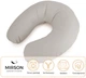 Подушка для подорожей MirSon №8727 Naturale Line 16-5703 Light Gray 50% Memory (2200006348122) - зображення 4