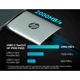 Внешний SSD накопитель 2 TB HP P900 Silver (7M697AA) - изображение 5