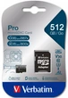 Карта пам'яті microSD 512Gb Verbatim PRO class 10 UHS-III + SD адаптер (47046) - зображення 2