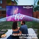 Проекционный экран с подставкой VISULAPEX 100 дюймов 4K HD - изображение 2