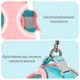 Мягкая шлейка с поводком для кошек, собак со светоотражающими вставками, желтая XL - изображение 3