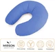 Подушка для путешествий MirSon №8772 Naturale Line 19-4150 Ofelia 100% Memory (2200006348573) - изображение 4
