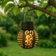Комплект із 4 сонячних садових ліхтарів Garden Light 9 з імітацією вогню 9752 - зображення 6