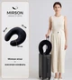 Подушка для путешествий MirSon №8752 Velvet Line 28-0007 Black 50% Memory (2200006348375) - изображение 2
