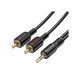 Кабель мультимедийный 3.5mm M to 2xRCA 1.5m Black BOROFONE (6974443382204) (256437) - изображение 3