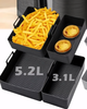 Силиконовые формы 5.2+3.1л для двойного аэрогриля Tefal Ey901840 - изображение 4