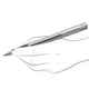 Ручка перьевая Waterman ALLURE Chrome CT FP F + Картриджи Mini блистер 13 314b2 - изображение 5
