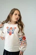 Вишиванка для дівчинки KASHTANCHIK Яворівщина 98 см біла - изображение 3