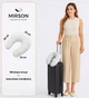Подушка для путешествий MirSon №8801 Velvet Line 28-0001 White Полистирол (2200006348863) - изображение 2