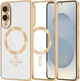 Etui Tech-Protect Magflex Magsafe do Samsung Galaxy S25 Edge Shiny Gold (5906302363711) - obraz 1