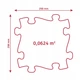 Килимок Muffik MFK-023-01 Baby Set Soft з 6 елементів для вправ - изображение 6