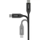 Дата кабель USB-C to USB-C 1.2m USB 3.1 Gen2 240W (50V/5A) Choetech - изображение 3