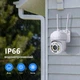 Камера видеонаблюдения уличная WiFi Tuya Smart Life 3MP PTZ Camera видеокамера вай фай поворотная IP66 водонепроницаемая внешняя беспроводная на улицу для дома - изображение 8