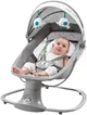 Крісло-шезлонг для немовлят з електро-заколисуванням Mastela 8104 Light Grey (механізм гойдання: поворотний, 3в1) - изображение 1
