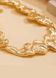 Колье женское укороченное массивное Fashion Jewelry Золотистое 15226 - изображение 9