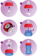 Kubek niekapek Philips AVENT z miękkim ustnikiem 9m+ 300 ml Niebieski SCF802/01 (8710103826286) - obraz 4