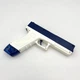 Водяной пистолет бластер Glock Глок аккумуляторный электрический игрушечное водяное оружие с большим барабаном синий (2010002) - изображение 5