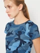 Футболка хлопковая женская Sol's Camo Women 01187536 S Синий камуфляж (3660731325994) - изображение 4