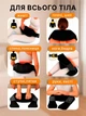 Массажёр роликовый Shiatsu массажёры массажная подушка для шеи спины поясницы головы тела и глубокого шиацу массажа инфракрасным подогревом таймером защитой от перегрева 3 уровня для расслабления дома из экокожи с дышащей сеткой - изображение 3