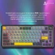 Клавіатура Ajazz AK820 MAX PLUS Daydream Switch Black Gray Yellow 3 (AK820MAX-DD-BGY) - зображення 11