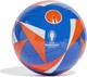 М'яч футбольний Adidas Euro24 Club Fussballliebe IN9373 розмір 4, синьо-помаранчевий - изображение 1