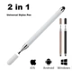 Універсальний Стилус 2в1 Stylus Touch Pen для смартфона, телефону, планшета, сенсорного екрану Золотий - изображение 3