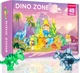 Магнітний конструктор для дітей 49 деталей Dino Zon Динозаври - зображення 1