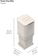 Kosz do segregacji Joseph Joseph Totem Pop stone 40 l (5028420001723) - obraz 13