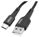 Кабель Somostel USB-A - USB-C QC 3.0 1.0m Black (5902012966747) - зображення 1