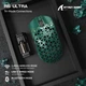 Беспроводная Игровая Мышь ATTACK SHARK R5 Green Карбонова 2.4G/Bluetooth/USB type-c Сенсор PAW3950MAX 42000 DPI - изображение 3