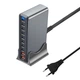 Зарядний пристрій YMX 800W, GaN, PD3.1 140W, QC3.0 30 W для телефонів, ноутбуків, 10 портів USB+Type-C, настільний - зображення 2