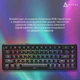 Клавиатура Ajazz AK680 MAX Magnetic Switch ABS Black Keycaps RGB Aluminum Positioning Pl (AK680-WM-B-A) - изображение 8