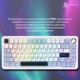Клавиатура Ajazz AK820 MAX PLUS Daydream Switch Blue White Dark Blue 3 (AK820MAX-DD-BWD) - изображение 11