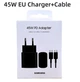 Мережевий зарядний пристрій Samsung 45W EP-TA845 чорний Пошкоджене пакування Оцінка - Уцінка - зображення 1