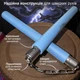 Нунчаки нунчаку тренировочные для начинающих с цепью GDragon Sport для тренировки мягкие с неопреновым покрытием легкие безопасные соединенные цепью из пенополиуретана Голубые 3_1_0_7 - изображение 2
