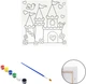 Полотно-раскраска Chivalry с контуром Сказочный замок 20x20 см (Я78872_QS20*20-6) - изображение 2
