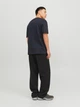 Футболка хлопковая длинная мужская Jack & Jones 12234746 S Dark Navy (5715424101336) - изображение 4