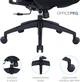 Кресло компьютерное офисное эргономичное OfficePro Atlas Black (OC630-B-B-B) - изображение 15