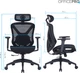 Кресло компьютерное офисное эргономичное OfficePro Atlas Black (OC630-B-B-B) - изображение 16