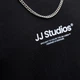 Футболка хлопковая длинная мужская Jack & Jones 12278787 S Black с принтом (5715724957909) - изображение 7