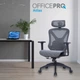 Кресло компьютерное офисное эргономичное OfficePro Atlas Black/Dark Gray (OC630-B-DG-DG) - изображение 7