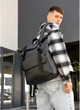 Чоловічий рюкзак роллтоп з відділенням під ноутбук SAMBAG Чорний (5100301641) - зображення 3