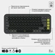 Комплект Logitech POP Icon Combo Bluetooth UA Graphite (920-013156) - изображение 4