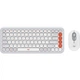 Комплект Logitech POP Icon Combo Bluetooth UA Off-White (920-013141) - изображение 1