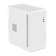 Белый корпус GAMEMAX A200-WH-NP без блока питания - micro-ATX формат для офиса, обучения и дома - изображение 2