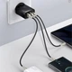 СЗУ Baseus Compact Quick Charger 30W QC+PD (2USB-A/1C) (CCXJ-E) Черный - изображение 4